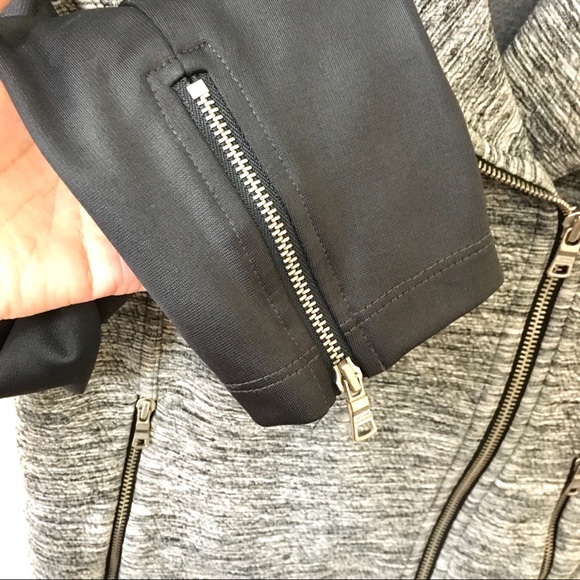 Armani Exchange Zip Motto Jacket - Black/Grey - M - Picture 5 of 12